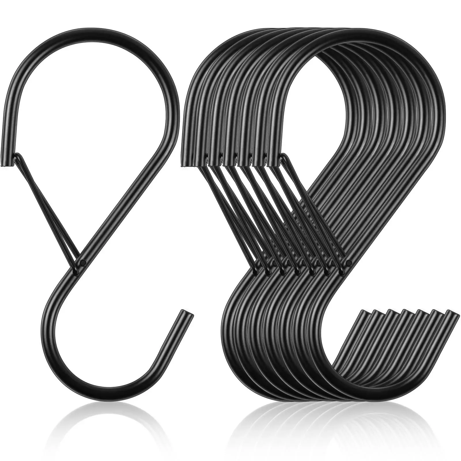 

Прочные S-образные крючки из железа, 4 дюйма, 2/4/8 шт