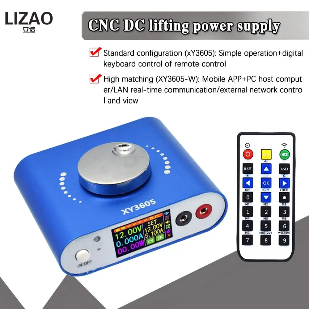 180 Вт XY3605 36В понижающий преобразователь с Wi-Fi цифровым управлением 5.1A DC