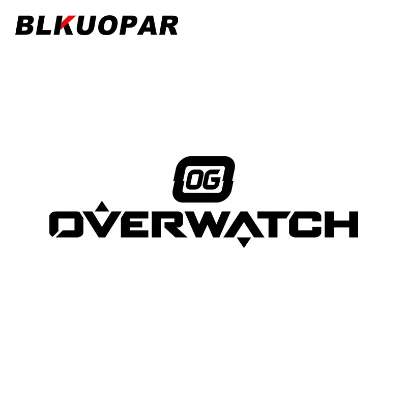 

Векторные автомобильные наклейки BLKUOPAR для игр Overwatch, наклейки на окклюзию, наклейка с царапинами, забавный креативный протектор для двери холодильника и багажника автомобиля