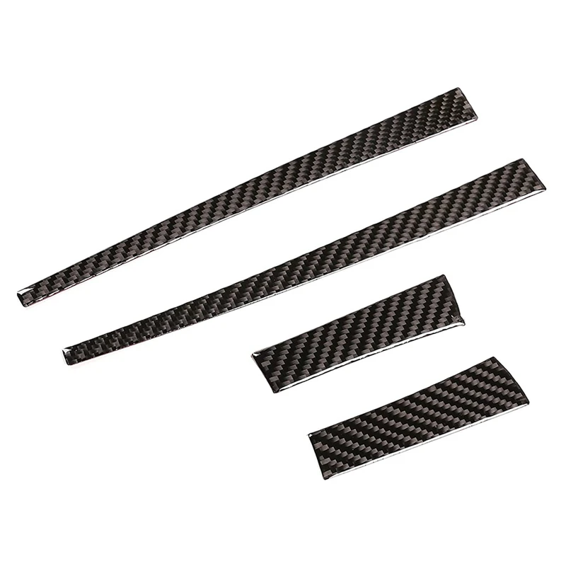 

For Toyota Hilux 2015-2021 Soft Carbon Fiber Rearview Mirror Strip Trim Sticker Decorative Accessories