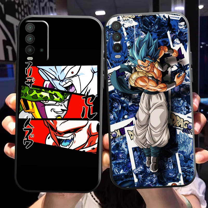 

Dragon Ball Goku Phone Case For Xiaomi Redmi Note 10 10T 10S 9 9S 9T 5G 8 8T Pro Redmi 10 9 9AT 9T 9C 8 8A Silicone Cover Back