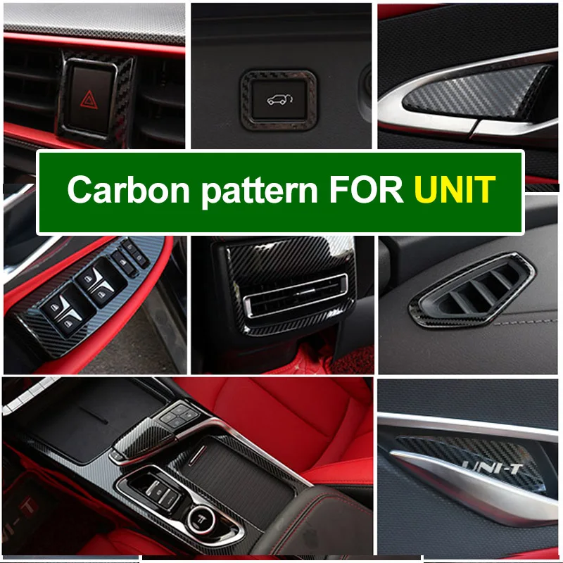 

Carbon Fiber Pattern for Changan UNI-T 2023 Interior Air Outlet Frame Instrument Panel UNIt 2022 Gear Decorative Panel