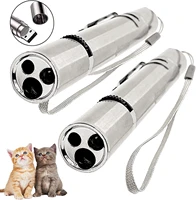 atuban 2pack multi angle usb rechargeable led cat toy cat and dog training tool multiple pattern pet command light
