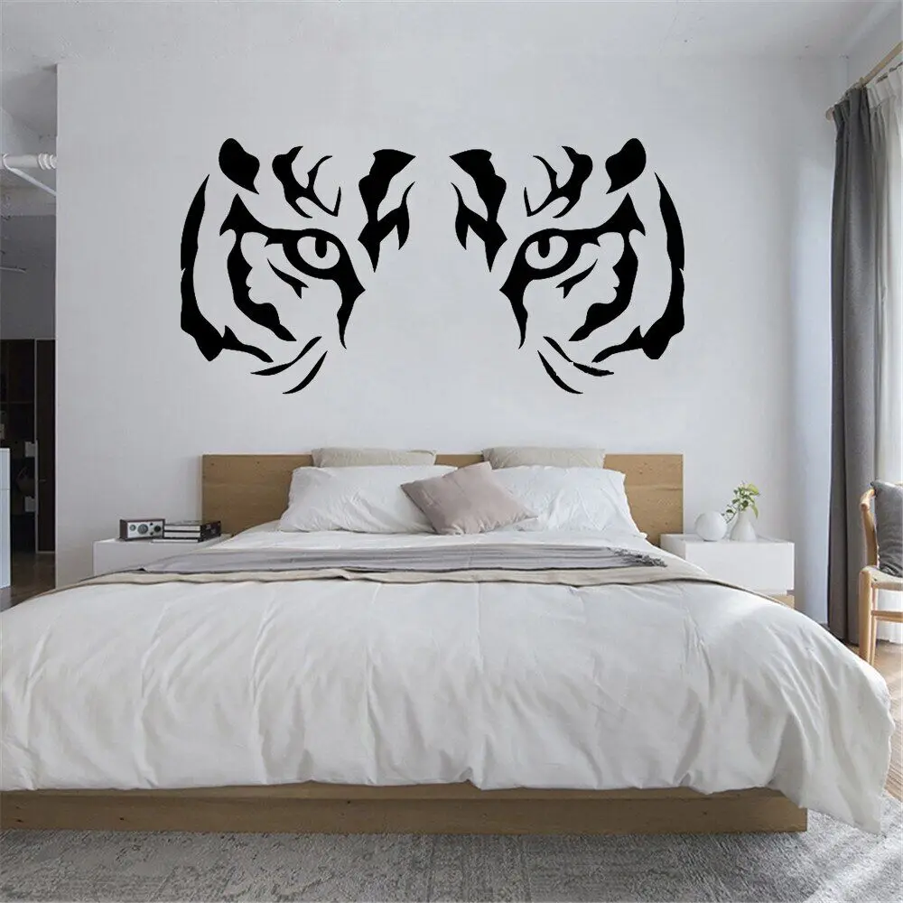 

Animal Tiger Wall Sticker Predator Stickers Interior Home Decor Art Wall Decor Bedroom Decal Mural Vinyl Decal Ph242