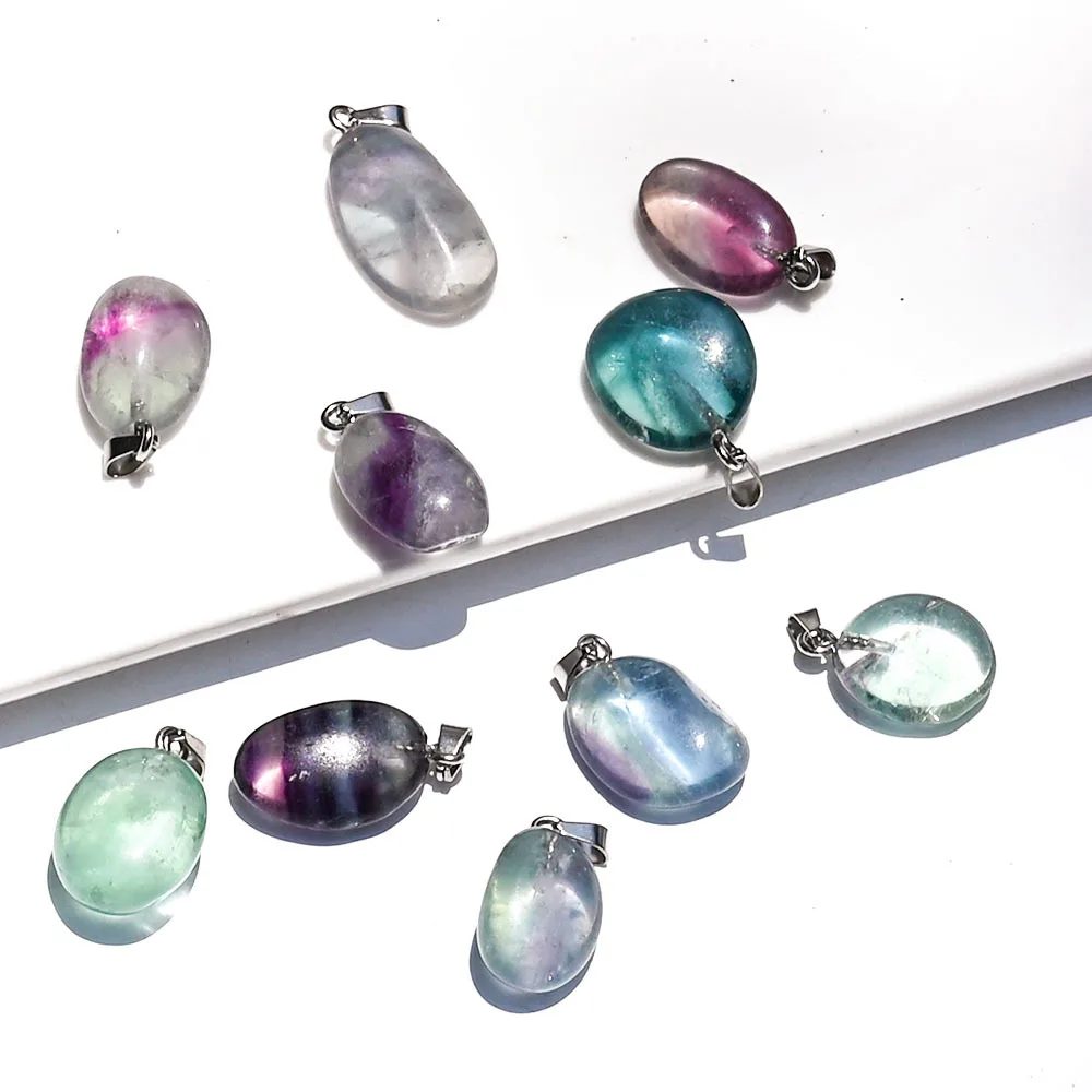 Натуральный Радужный флюоритовый драгоценный камень необычные камни целебная