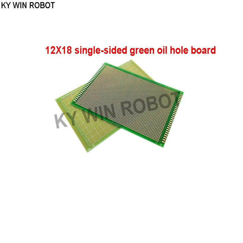 

1 шт. FR4 PCB 12*18 см односторонняя зеленая масляная медная плакированная пластина DIY PCB Kit ламинированная печатная плата 12X18cm 120x180x1.6mm