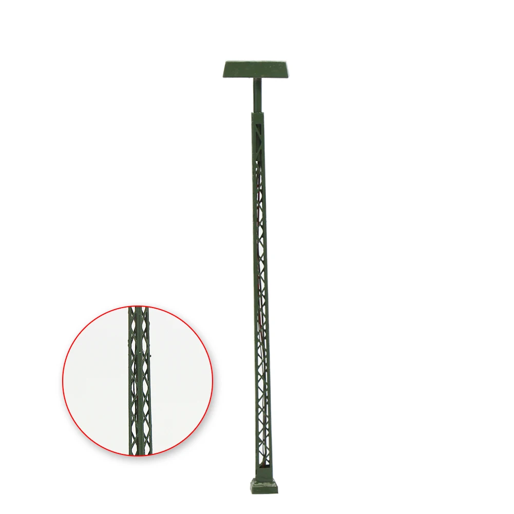 Evemodel LQS56N 3 шт. модель железной дороги N масштаб 1:160 лампы решетчатая мачтовая лампа