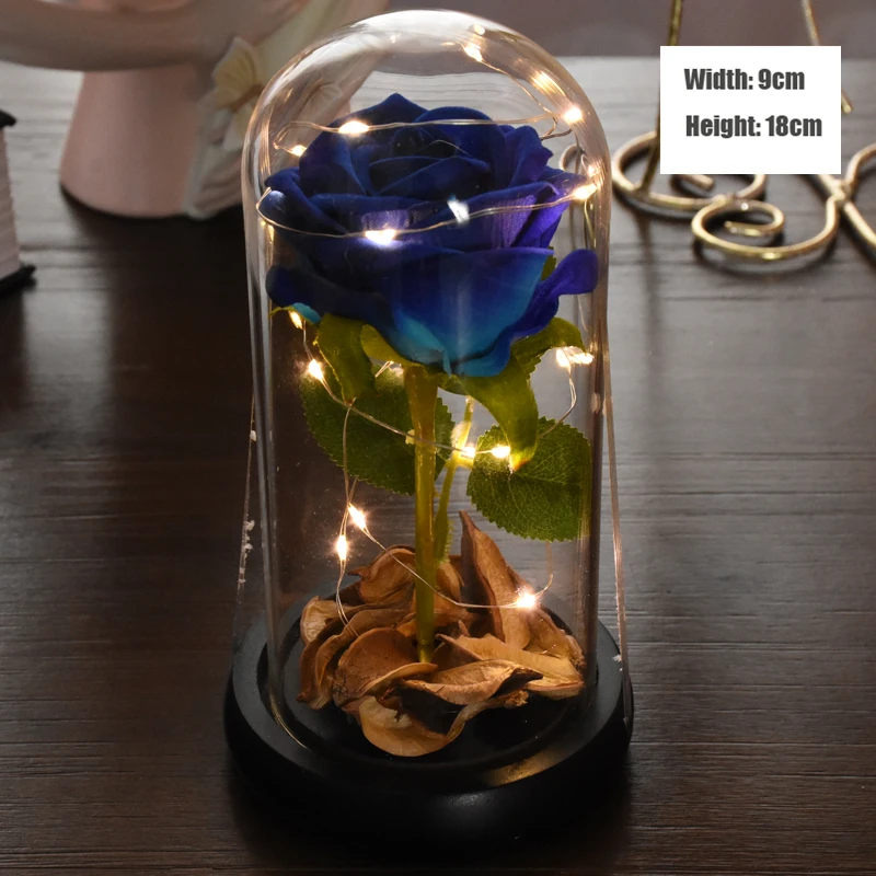 

Искусственная роза в колбе