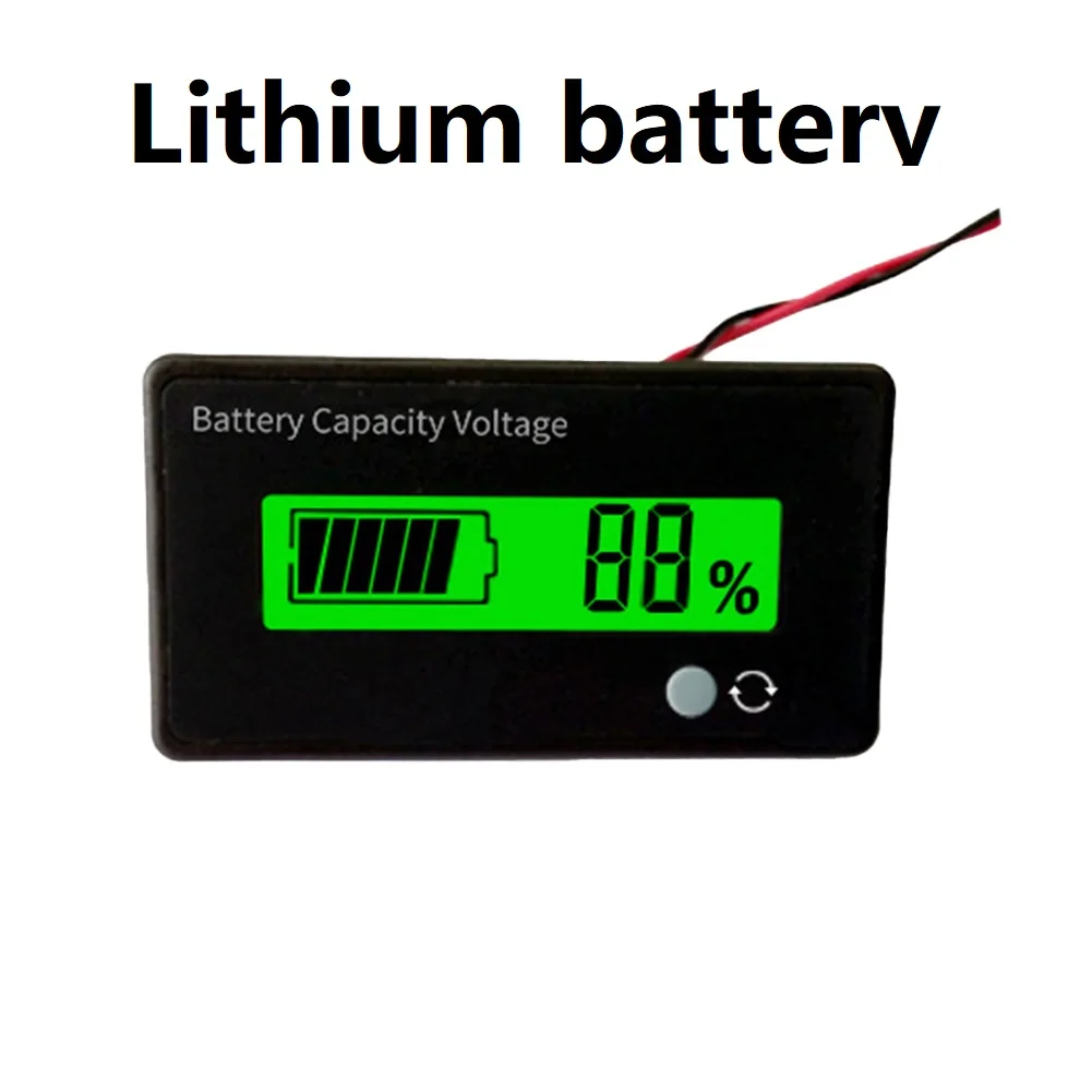 

JS-C32 Li-ion Lead Acid Battery Capacity Lithium Ion Indicator Digital Voltmeter Tester Temperature Monitor 12V 24V 36V 48V 60V