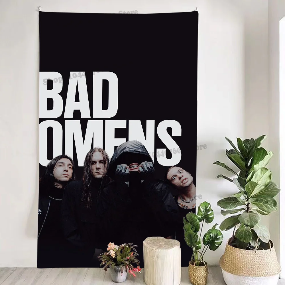 Гобелен B-Bad Omens Band из полиэстера