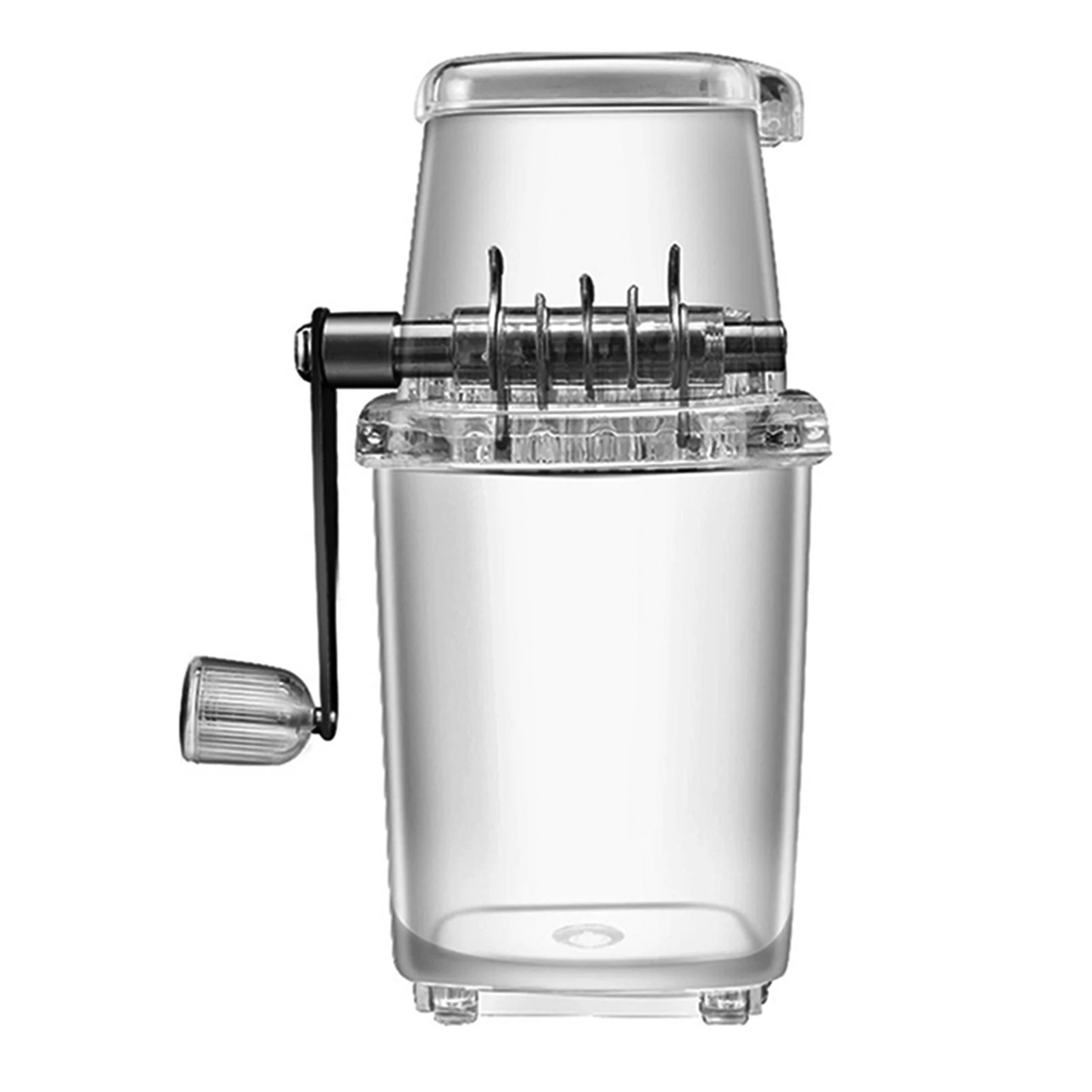 

Manual Portable Ice Crushers Hand Crank Ice Crusher Non-Electric Home Slush Machine Shaved Ice Maker With Stainless Steel Blades