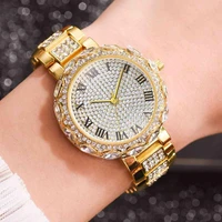 woman luxury watches gold top brand stainless steel watch women fashion women quartz wristwatch ladies girls watches clock gift