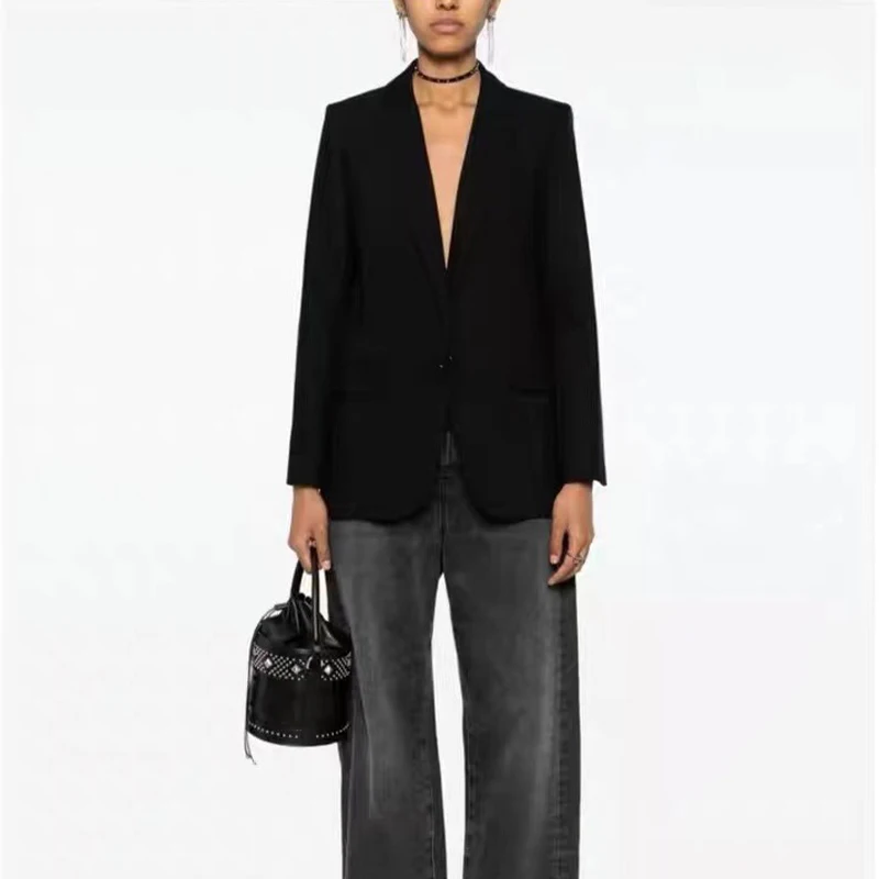 Zadig женский пиджак повседневный офисный топы хлопковый со стразами новый дизайн