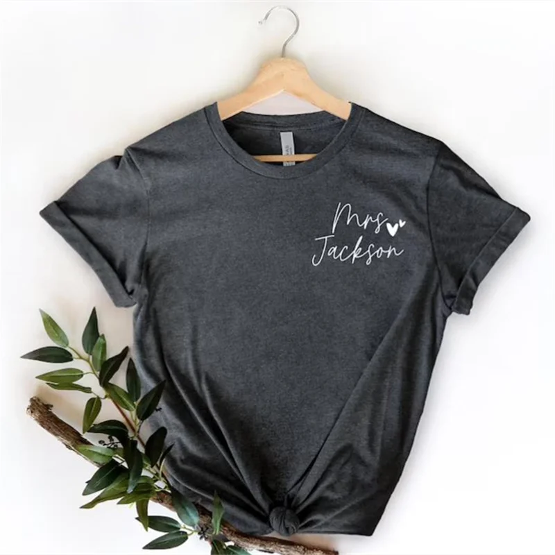 Индивидуальный подарок для невесты свадебный женский индивидуальный Футболка