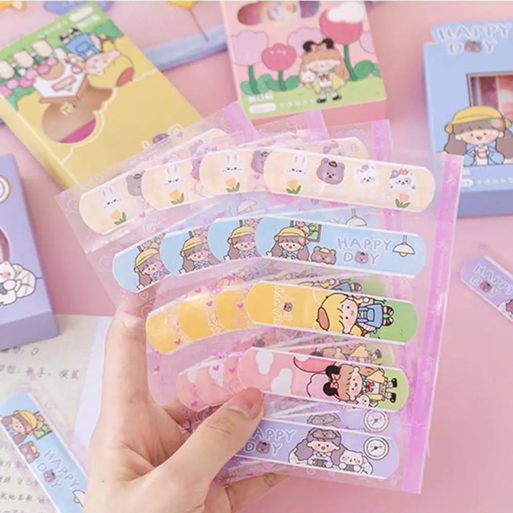 

20 Pcs/box Professional Waterproof Adhesive Bandages Wound Plaster Emergency Kit Band Aid Stickers for Kids Children