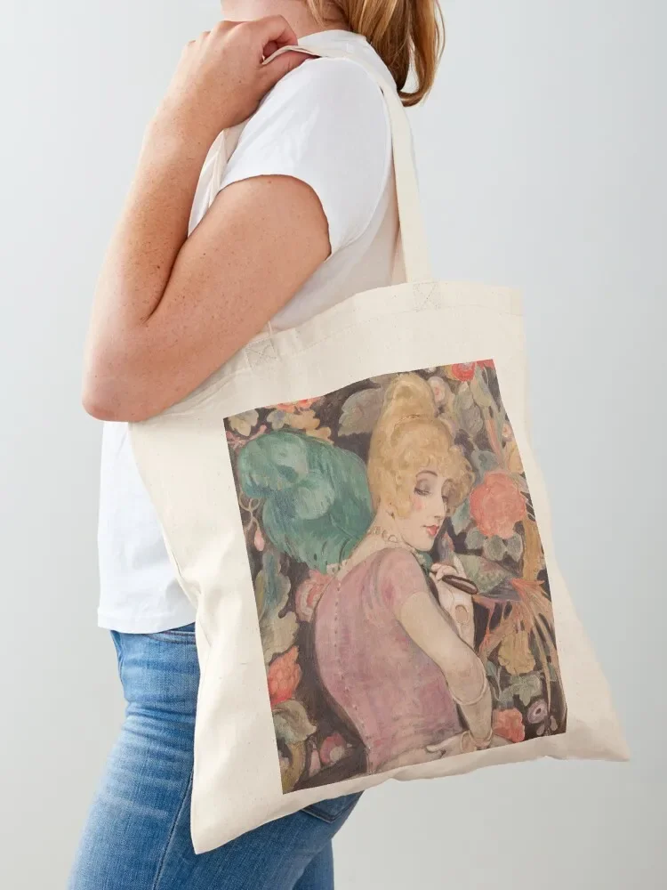 HD. Лили с веером яиц от Gerda Wegener Tote Bag холщовые сумки-тоут мужские тканевые сумки