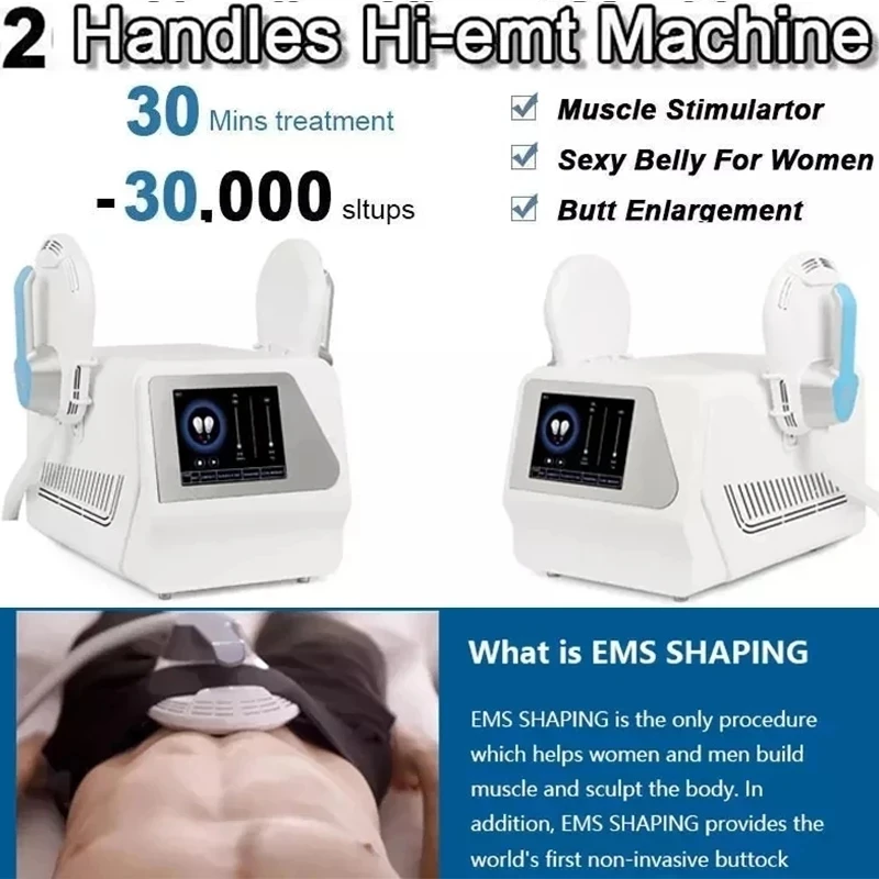 

EMSlim Electromagnetic Sculpting Machine EMS Electromagnetic Muscle Stimulator for Fat Burning Weight Loss Butt Lift Fat Removal