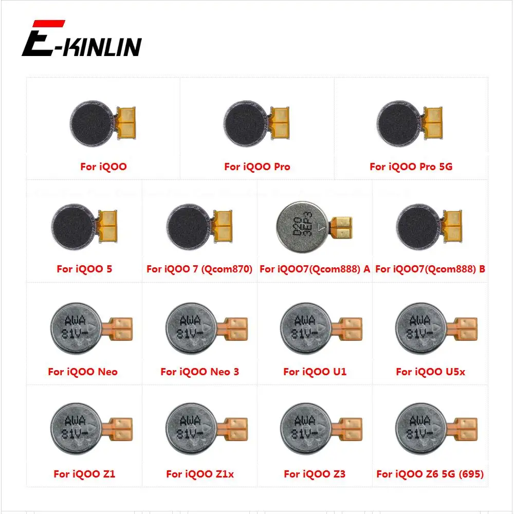 Модуль двигателя вибратора гибкий кабель детали для Vivo iQOO Pro 5 7 Neo 3 U1 U5x Z1 Z1x Z3 Z6 5G