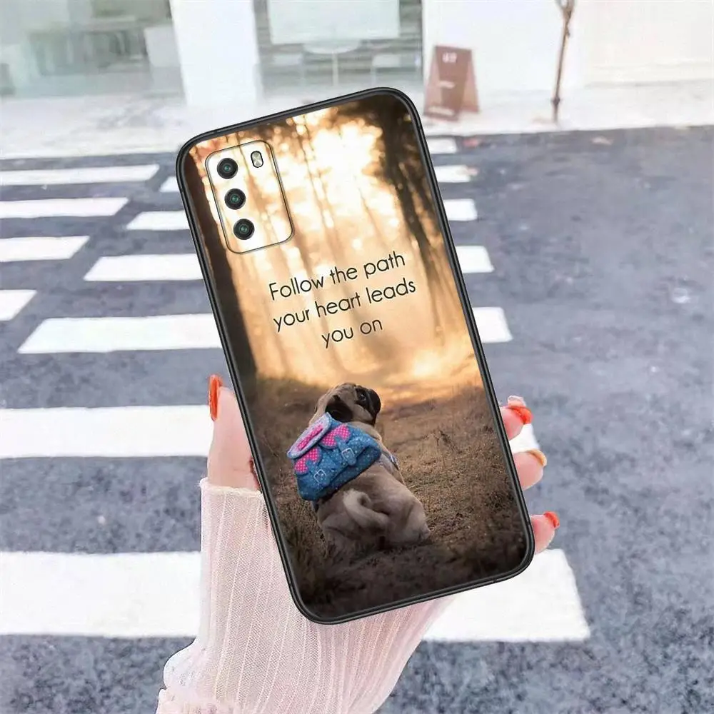 Мопсы собака для Huawei P50 P40 P30 Lite P Smart Z 2019 2020 2021 защитный чехол телефона Лучшая цена |