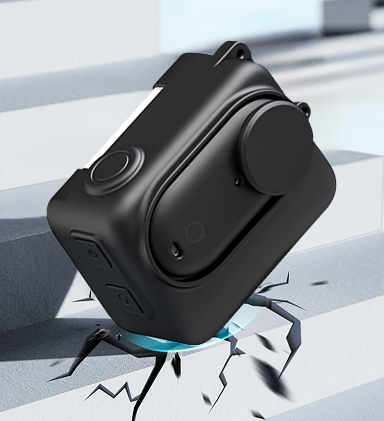 Аксессуары для Insta360 GO 3S GO3S, мягкий чехол + крышка объектива, резиновая силиконовая силикагелевая защита корпуса для Insta 360 go3S (art.: 3920cb06c868a) - 3920cb06c868a