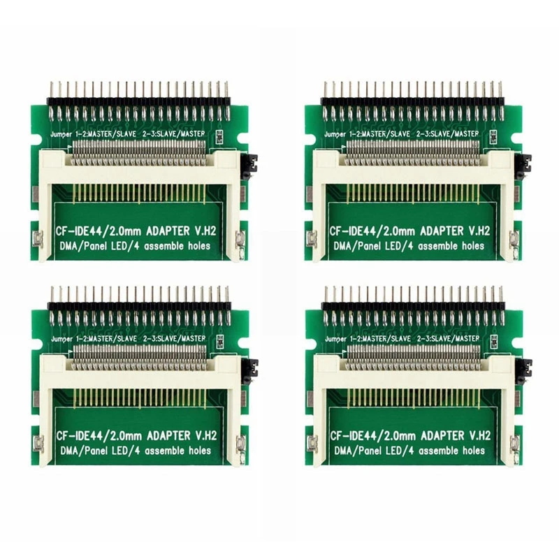 

4X Compact Flash Cf Card To Ide 44Pin 2Mm Male 2.5 Inch Hdd Bootable Adapter Converter
