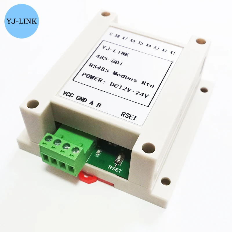 485-8DI 8-канальный значение для переключения изолированный вход RS485 Modbus RTU модуль PNP NPN Переключатель цифровой коллектор