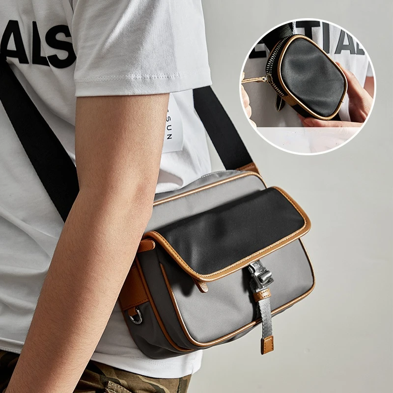 

Tidog New autumn and winter fashion shoulder bag men's casual crossbody bag