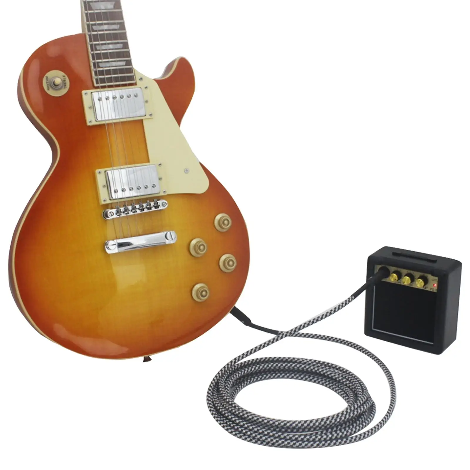 

3W Guitar Amplifier with Microphone Input Control Reverb Effect
