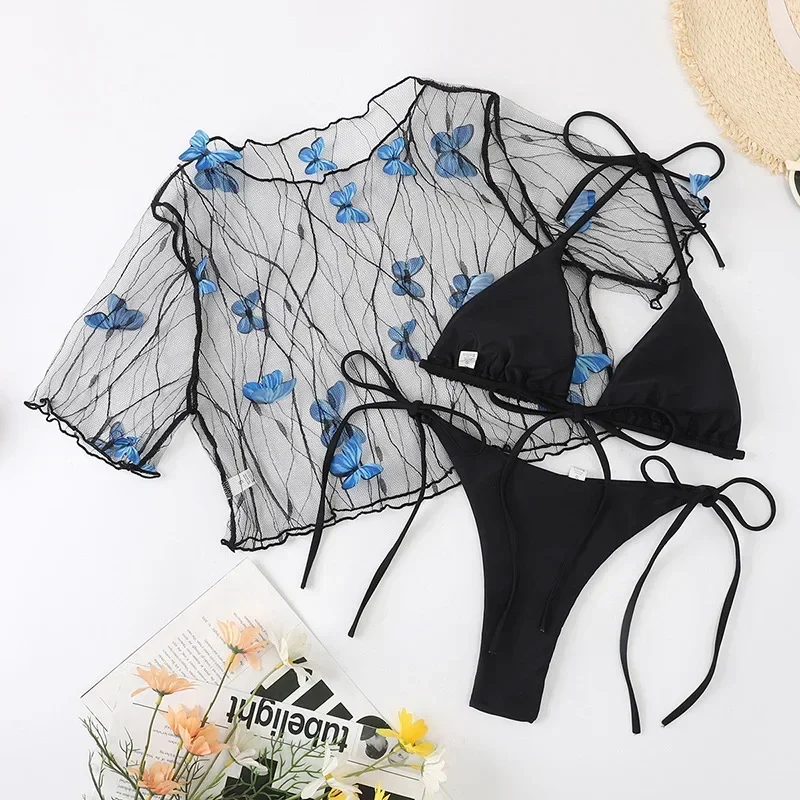 Бикини NameIsNotDefined черный полиэстер