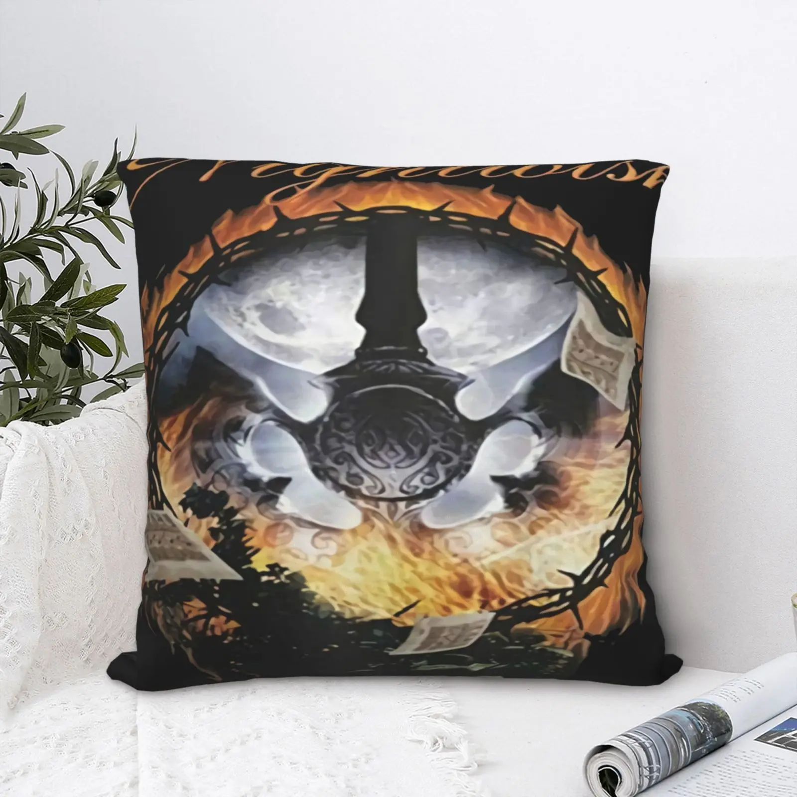 

Подушка для дня рождения Nightwish Band 1, чехол с рисунком аниме, подушка, чехол, подушка, чехол с застежкой-молнией, декоративная подушка, Kawaii