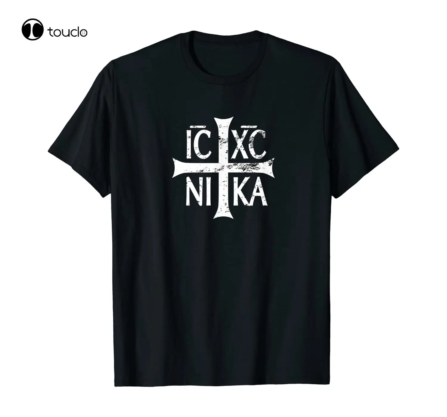 

Ic Xc Ni Ka Cross Christian Orthodox Retro Men'S T-Shirt Summer Short Sleeve O-Neck T Shirt New S-5Xl Cotton Tee Shirt