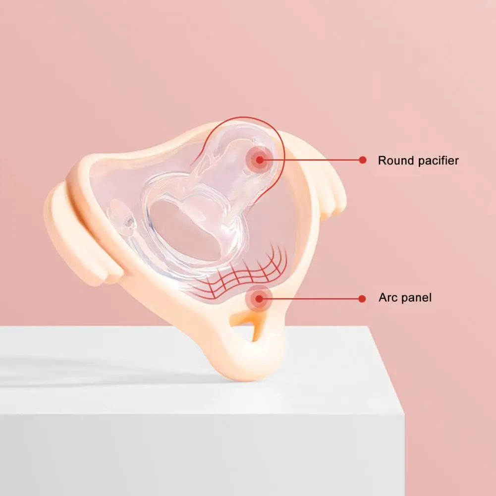 

PP Good Ergonomically Designed Newborn Soother Pacifier with Storage Box 2 Colors Newborn Pacifier BPA Free for Household
