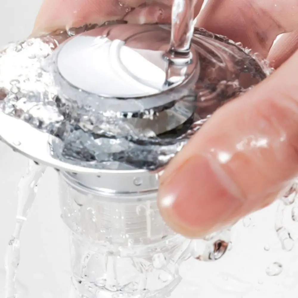 

Electroplated Drain Filter Bounce Core Sink Filter for Bathroom Basin Pop-Up Sink Strainer Bathtub Stopper Sink Drain Accessory