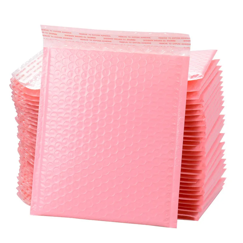 

10Pcs Pink Bubble Envelope Bags Self Seal Mailers Padded Shipping Envelopes With Bubble Mailing Bag Shipping Gift Storage Bags