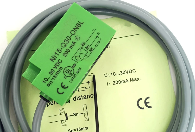 Индуктивный маленький квадратный Бесконтактный переключатель Yike