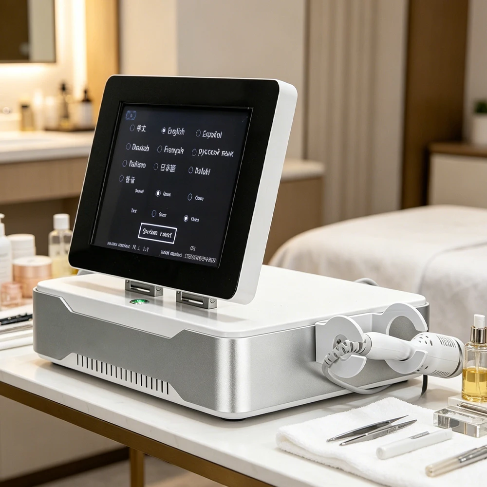 Фото Аппарат для микроигольчатой терапии Gold Fractional RF 2-в-1: устройство для удаления морщин, омоложения кожи и устранения растяжек №2