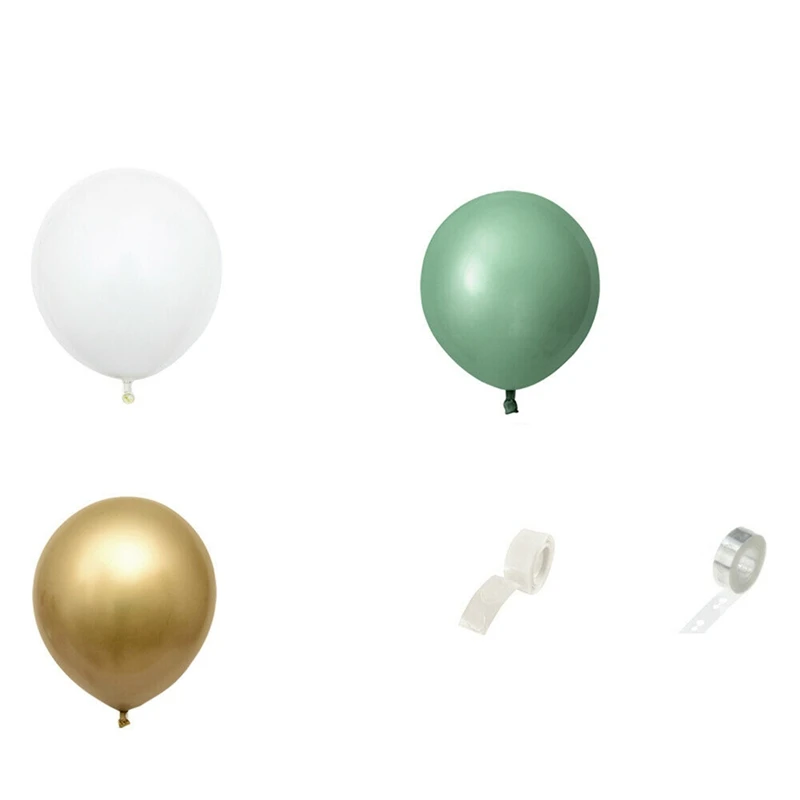 

Hot XD-137Pcs Retro Green Gold Balloon Arch Kit Outdoor Garden Garland Birthday Wedding Party Birthday Decorations