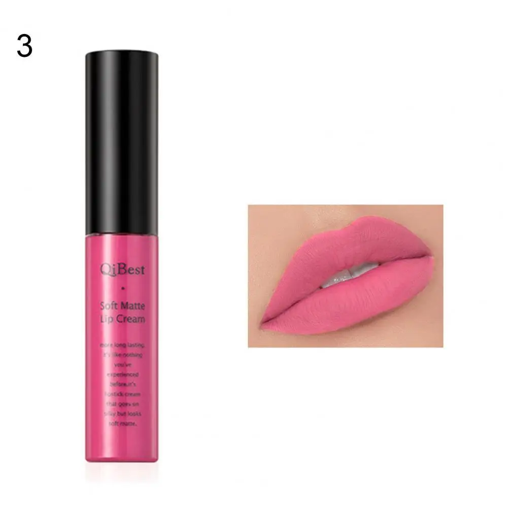 

7ml Velvet Matte Lipstick Practical Beauty Cosmetic Lip Gloss Universal Non-sticky Matte Lipstick