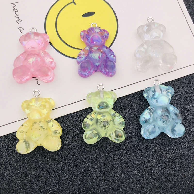

10 шт., лидер продаж, милый кавайный блестящий кулон из смолы в виде мороженого для брелоков, сережек, скрапбукинга, изготовления своими рукам...
