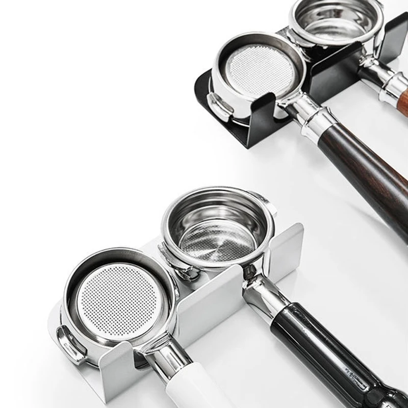 

Kitchen Bar No Punching Storage Rack Aluminum Alloy Coffee Machine Handle Hanger Coffee Machine Handle Hanger Black