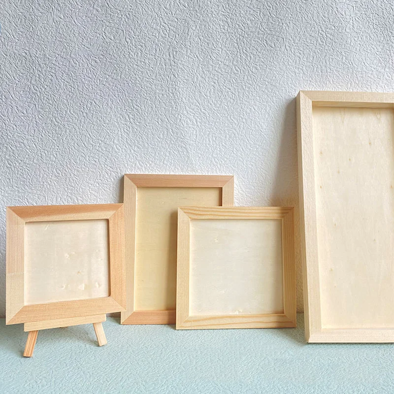 Пустые деревянные держатели для фотографий сделай сам детский художественный