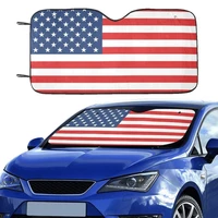 american flag windshield sunshade patriotic auto parts auto red white blue american patriot protection window sunshade