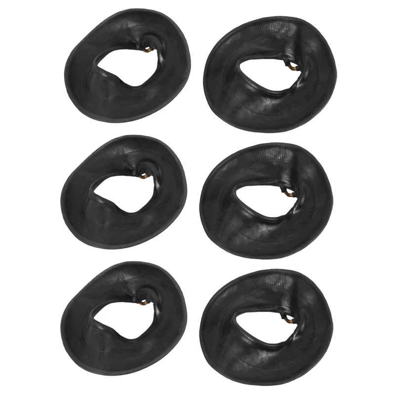 6 PCS 4.10/3.50-4 Inch Inner Tube Tire For Hand Truck, Dolly, Hand Cart, Garden Cart, Lawn Mower,4.10-4 Replacement Tube