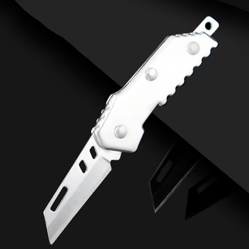 

Outdoor Tools Zipper Mini Portable Multifunctional Folding Knife Pocket Knife EDC Toy Survival Self Defense Cnc Navaja