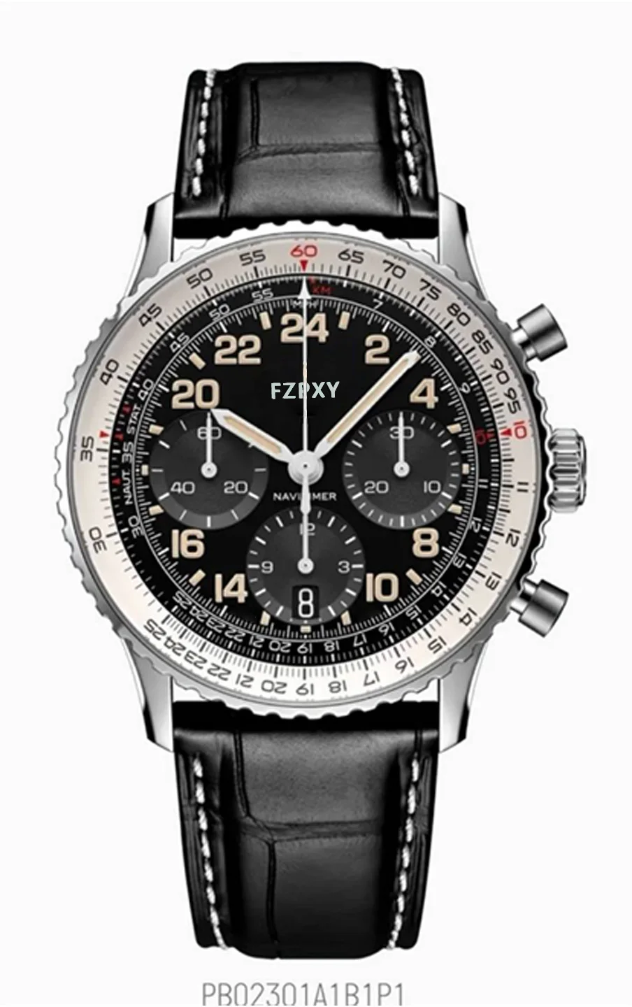 

BEX04 New Watch Top Brand Casual Sport Chronograph Men's Watches Stainless Steel Wristwatch Big Dial Waterproof Quartz AAA