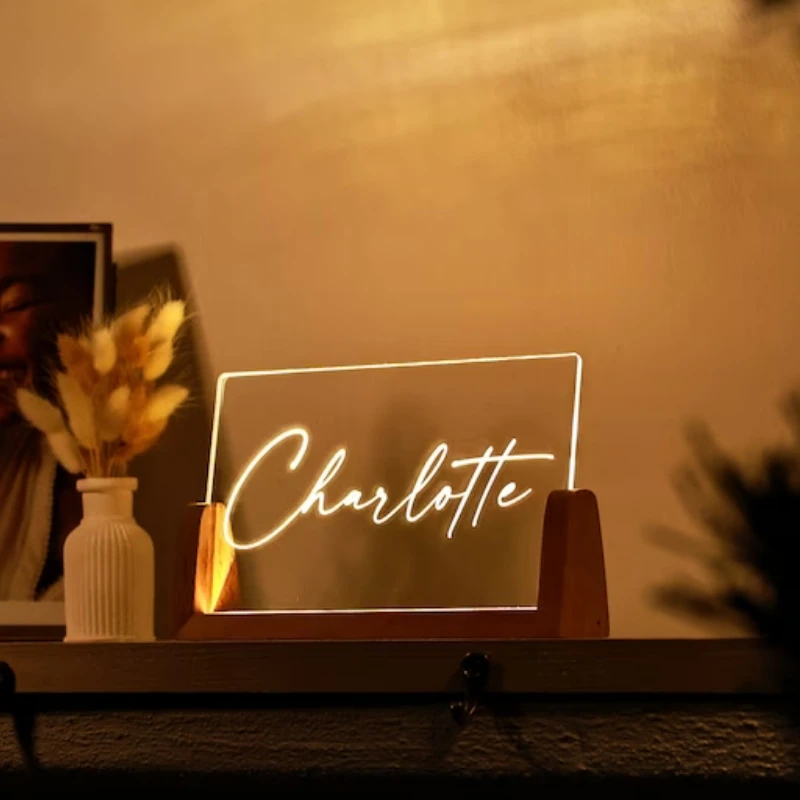 Персонализированная табличка с именем декор на заказ подарки боссу новый