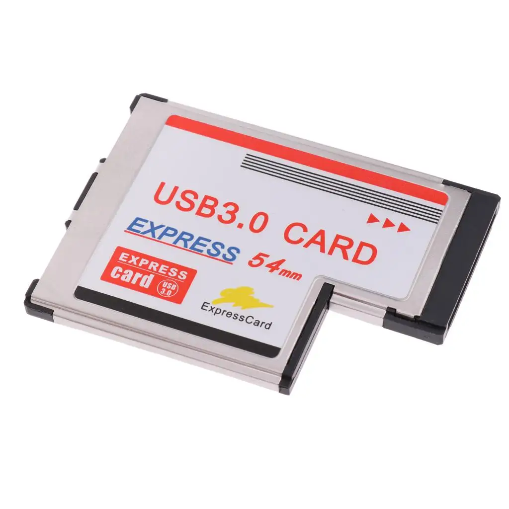 Фото USB3.0 Express Card 54 мм, адаптер PCI-Express, металлическая/пластиковая суперскоростная карта-райзер для ноутбуков и компьютеров №2