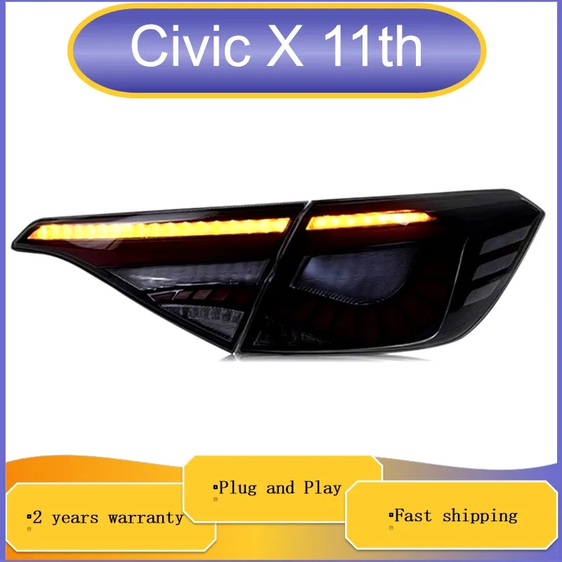 Автомобильные аксессуары для Honda Civic 11 задний фонарь 2021-2022 X ДХО противотуманный