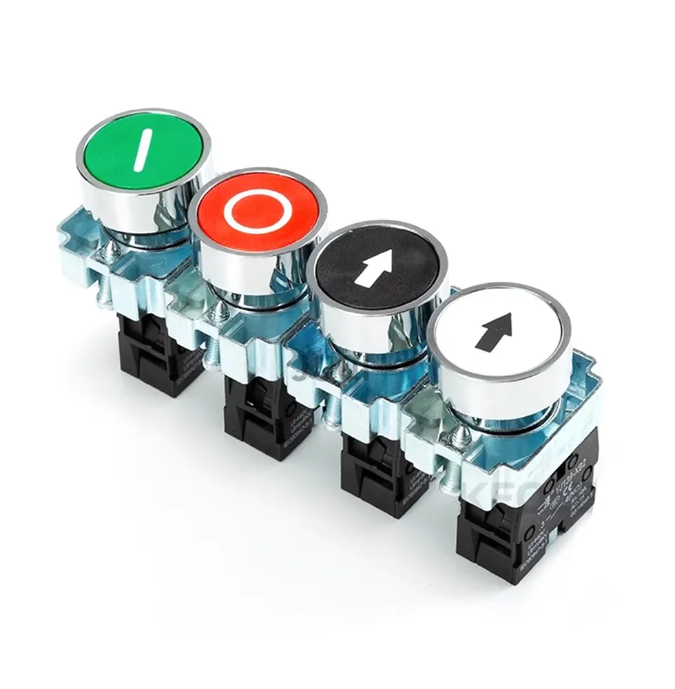 1 шт. кнопочный переключатель с самосбросом маленькая грибовидная головка