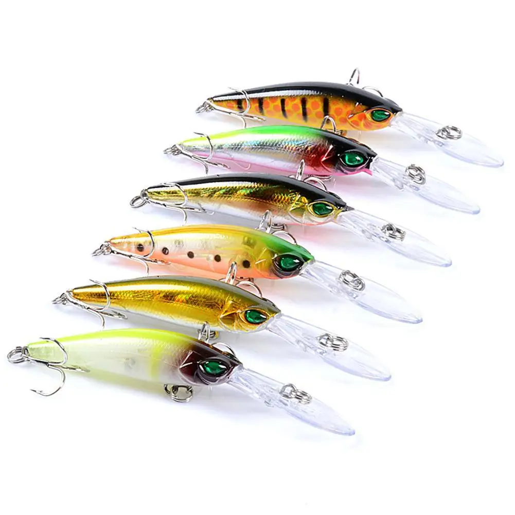 

1Pcs ABS Fishing Bait 9.4cm/6.2g Floating Minnow Bionic Lure Hard Bait Fishing Tackle